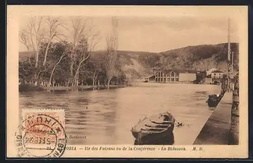 AK Behobia, Ile des Faisans ou de la Conférence, La Bidassoa