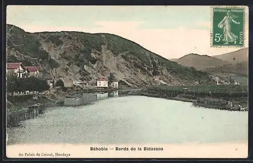 AK Béhobie, Bords de la Bidassoa, Au Palais de Cristal, Hendaye