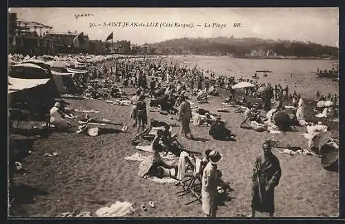 AK Saint-Jean-de-Luz, Côte Basque, La Plage