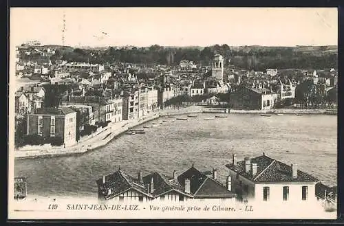 AK Saint-Jean-de-Luz, Vue générale prise de Ciboure