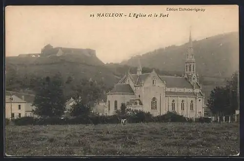 AK Mauléon, L`Eglise et le Fort