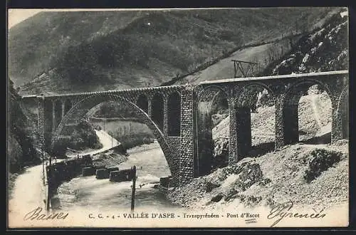 AK Vallée d`Aspe, Transpyrénéen, Pont d`Escot