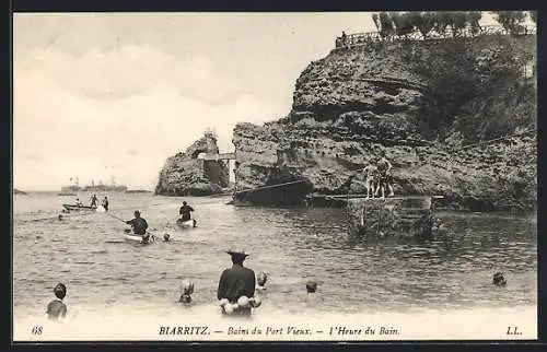 AK Biarritz, Bains du Port Vieux, l`Heure du Bain