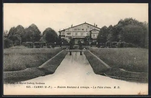 AK Cambo, Maison Rostand à Arnaga, La Pièce d`eau