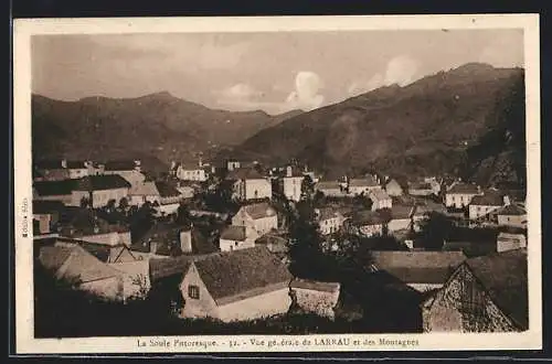 AK Larrau, Vue générale de Larrau et des Montagnes