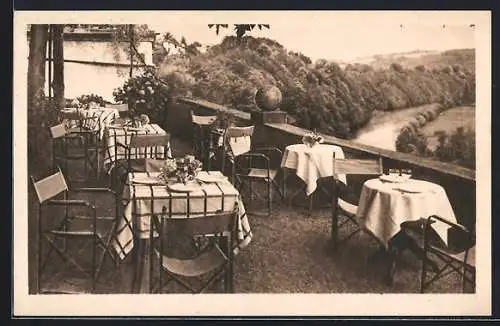 AK Cambo-les-Bains, Maison Basque-Hostellerie L. Chouane, La Terrasse