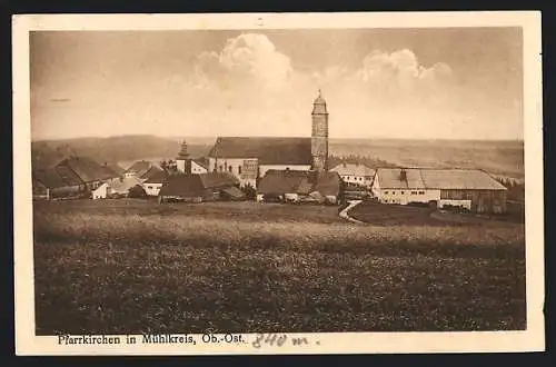 AK Pfarrkirchen i. Mühlkreis, Totalansicht