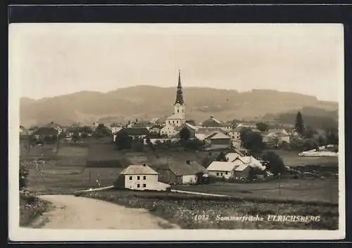 AK Ulrichsberg, Ortsansicht mit der Kirche