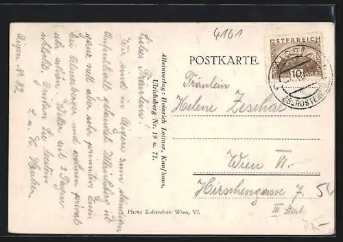 AK Ulrichsberg, Ortsansicht mit der Kirche