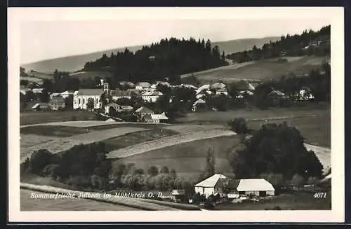 AK Julbach im Mühlkreis, Gesamtansicht in hügeliger Landschaft