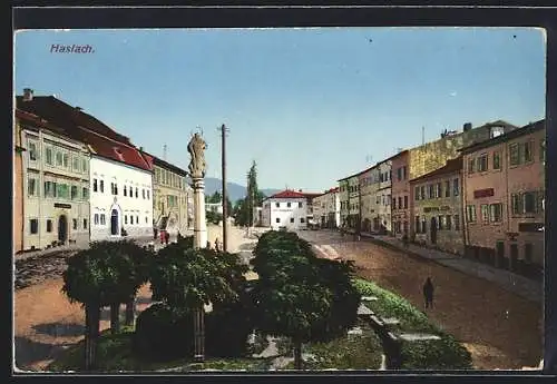 AK Haslach, Platzpartie mit Mariensäule