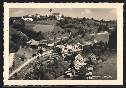 AK Neufelden /O.Ö., Ortsansicht aus der Vogelschau