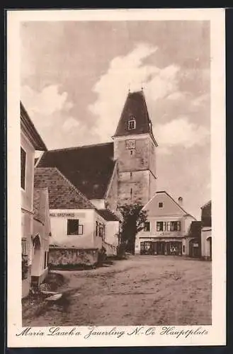 AK Maria Laach a. Jauerling, Hauptplatz