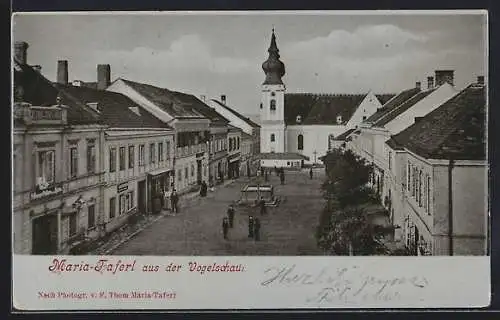 AK Maria-Taferl, Marktplatz mit Kirche