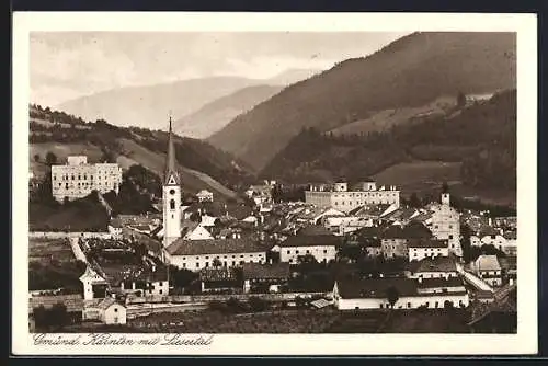AK Gmünd /Kärnten, Ortsansicht mit Liesertal