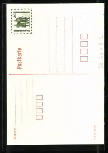 AK Briefmarken der DDR