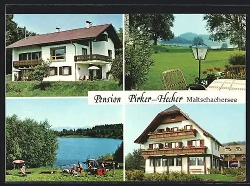 AK Feldkirchen /Kärnten, Pension Pirker-Hecher, Maltschachersee