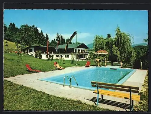 AK Liebenfels /Kärnten, Haus Einsamkeit, Ferienwohnungen Ragossnig, mit Swimming Pool