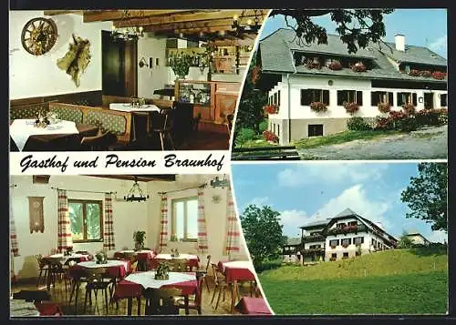 AK St. Kathrein a. Off., Gasthof-Pension Braunhof Spreitzhofer