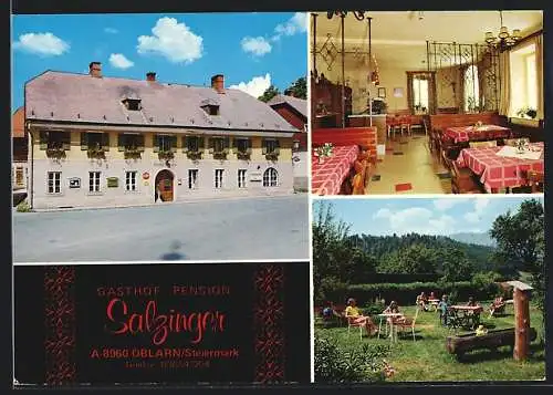 AK Öblarn /Steiermark, Gasthof-Pension Salzinger