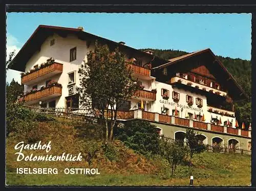 AK Iselsberg /Osttirol, Gasthof Dolomitenblick M. Oberbichler