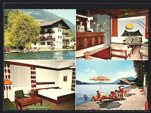 AK Annenheim /Ossiachersee, Hotel garni Haus Bauer