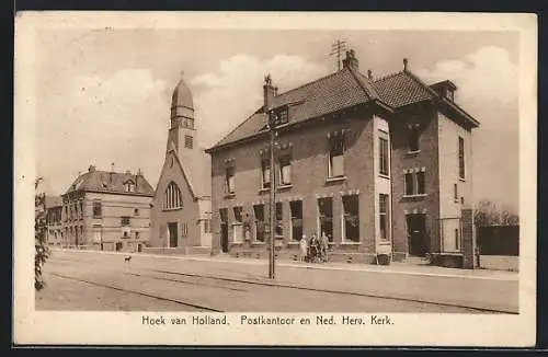 AK Hoek van Holland, Postkantoor en Ned. Herv. Kerk