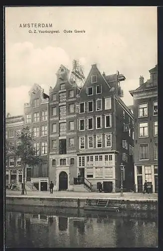 AK Amsterdam, O.Z. Voorburgwal, Oude Gevels