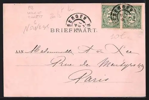 AK Woudenberg, Hotel de Pyramide, D. v. Kolfschoten, Pyramide van Austerlitz