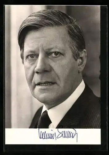 AK Portrait Bundeskanzler Helmut Schmidt