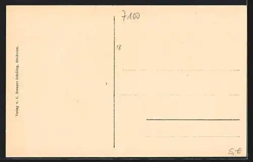 AK Heilbronn, Rathaus mit Umgebung