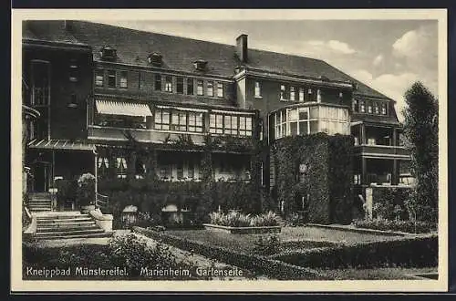 AK Münstereifel, Marienheim, Gartenseite