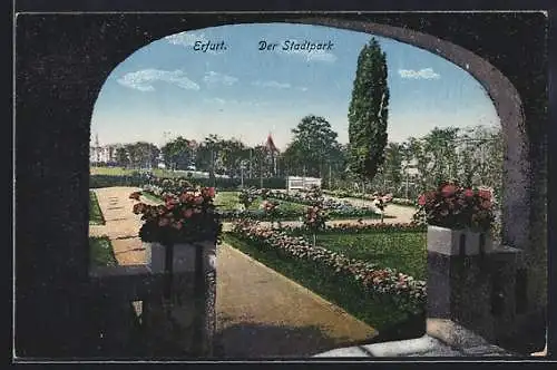 AK Erfurt, Bogen im Stadtpark