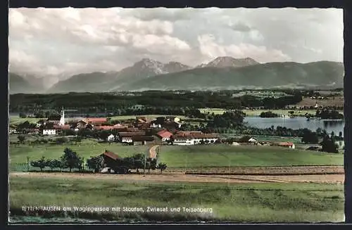 AK Tettenhausen am Wagingersee, Mit Staufen, Zwiesel und Teisenberg