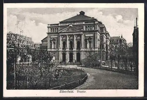 AK Elberfeld, Theater und Parkanlage