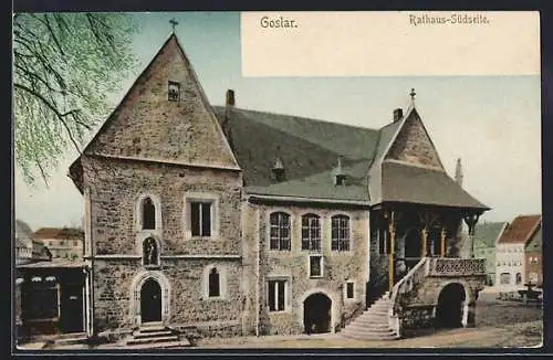 AK Goslar, Rathaus-Südseite