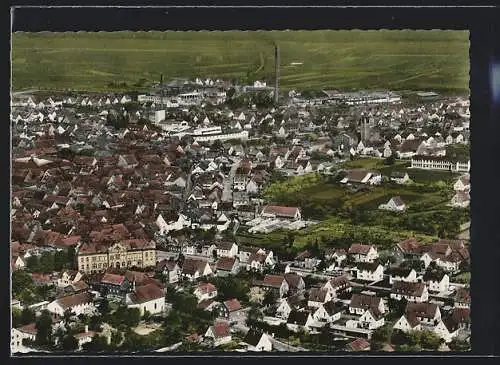 AK Grossostheim, Gesamtansicht aus der Vogelschau