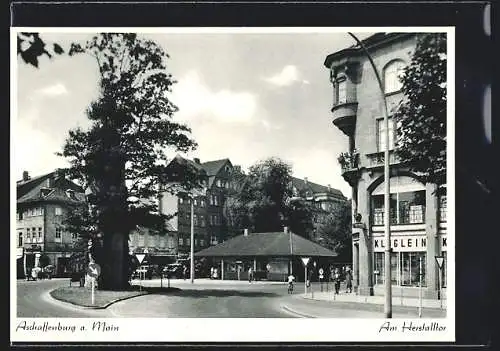 AK Aschaffenburg a. Main, Partie am Herstalltor