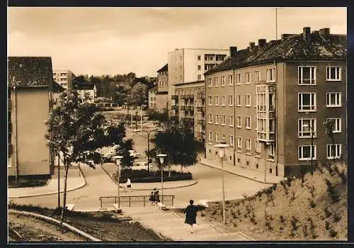 AK Nordhausen, Passanten am Petersberg