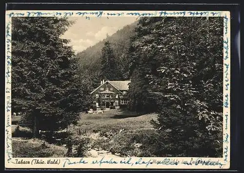 AK Tabarz /Thür. Wald, Massermühle im Lauchagrund