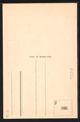 AK Calw, Altdeutsches Haus