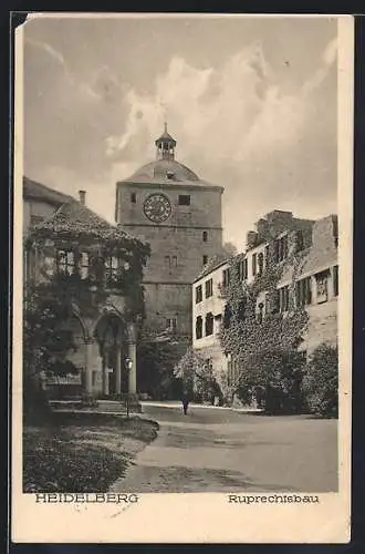 AK Heidelberg, Strasse am Ruprechtsbau