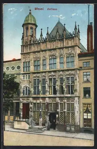 AK Wesel / Rhein, Rathaus am Markt