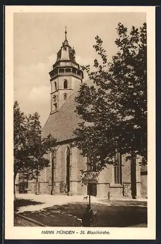 AK Hann. Münden, St. Blasiikirche