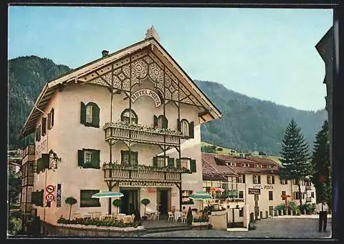 AK Ortisei - St. Ulrich, Hotel Posta Cavallino Bianco