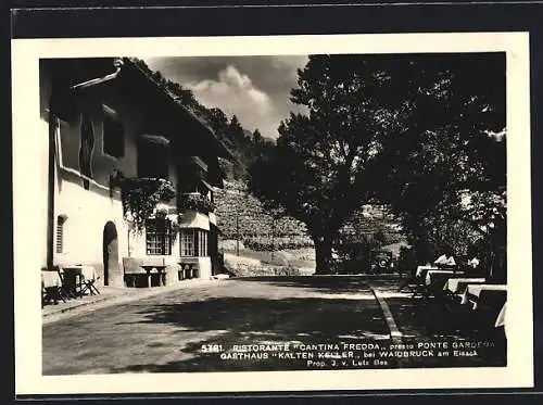 AK Waidbruck am Eisack, Das Gasthaus zum Kalten Keller v. J. v. Lutz