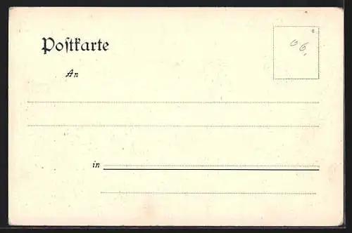 AK Freiburg i. B., Teilansicht aus der Vogelschau