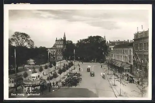 AK Den Haag, Buitenhof, Strassenbahn