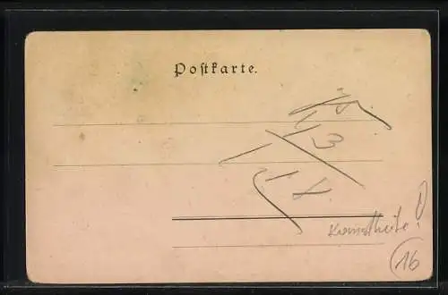 Künstler-AK Philipp + Kramer Nr. XLI /9: Semmering, Schutzhäuser am Schneeberg