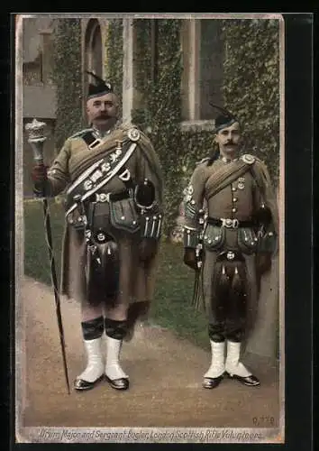 AK Drum Major and Sergeant Bugler, London Scottish Rifle Volunteers